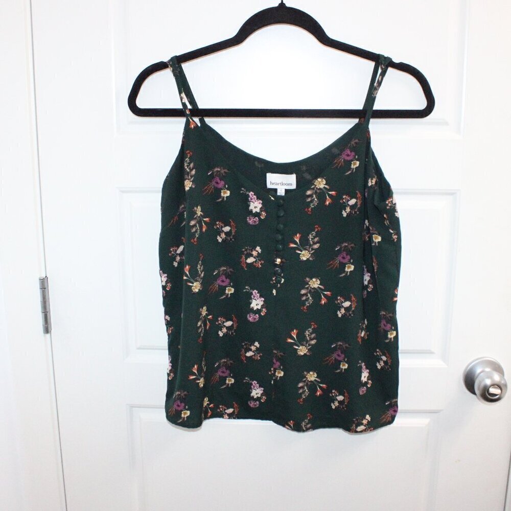 3/$30 HEARTLOOM Women's Mira Cami Green Size‎ Small